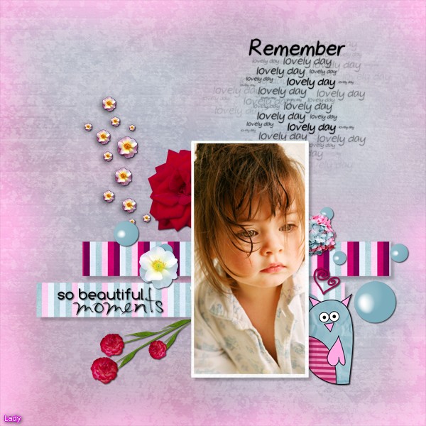 pastel shades kit simplette page lady