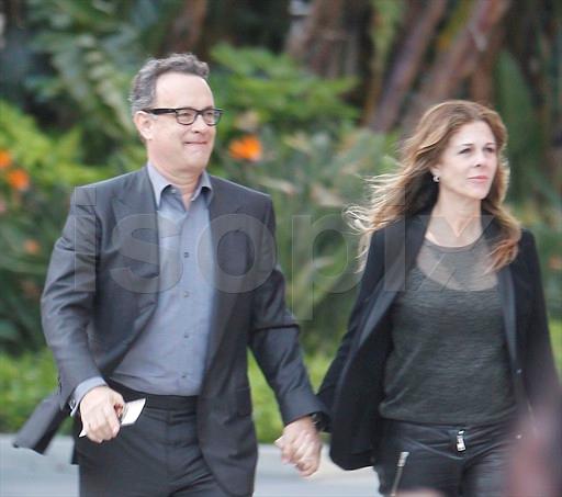 tom hanks wife and kids. Tom Hanks and wife Rita Wilson