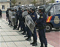 La Policía está en máxima alerta por los disturbios...